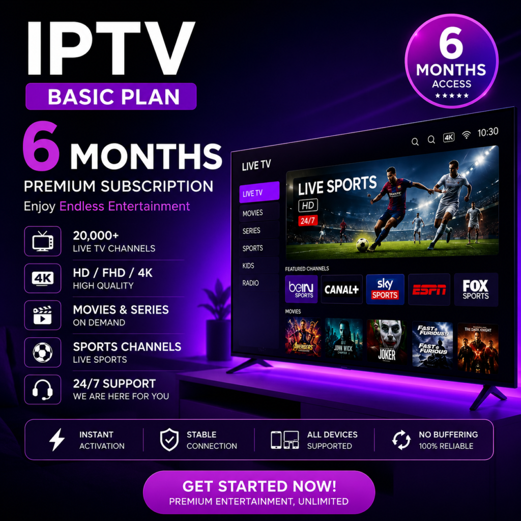 IPTV Premium – 6 Months